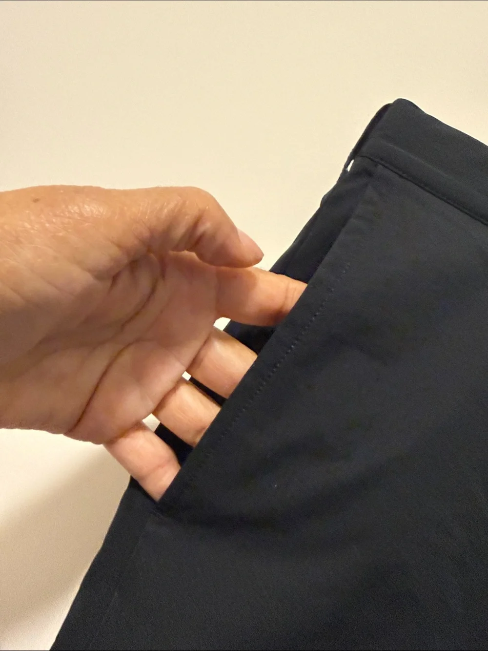 J. Crew Men's Black Flat-Front Chino Shorts